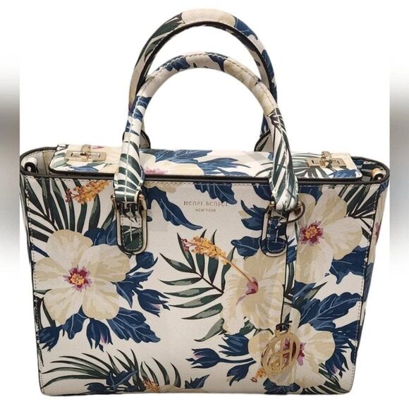 henri bendel Handbags - Rare Vintage Henri Bendel Tropical Floral Tote Bag
